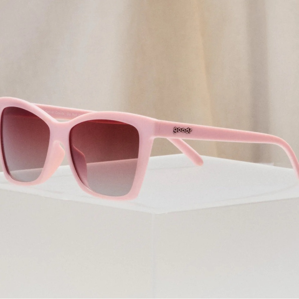 NEW Goodr Light Pink Square Sunglasses